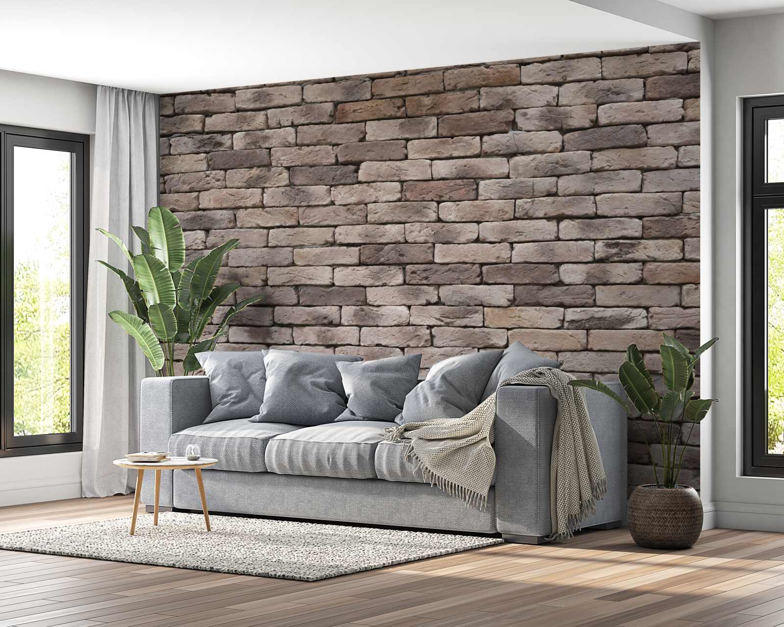 Fototapet construcție din cărămidă modelată manual