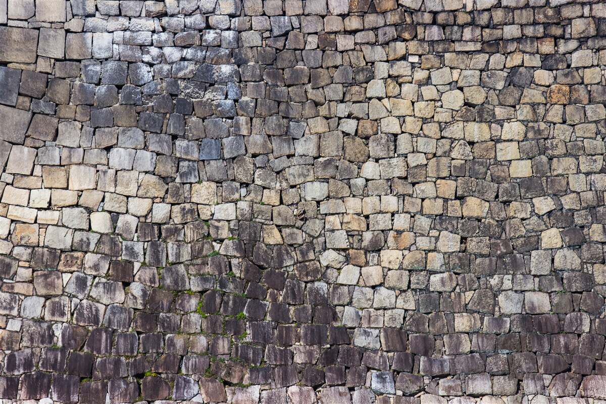 Fototapet Zid medieval realizat din piatră veche