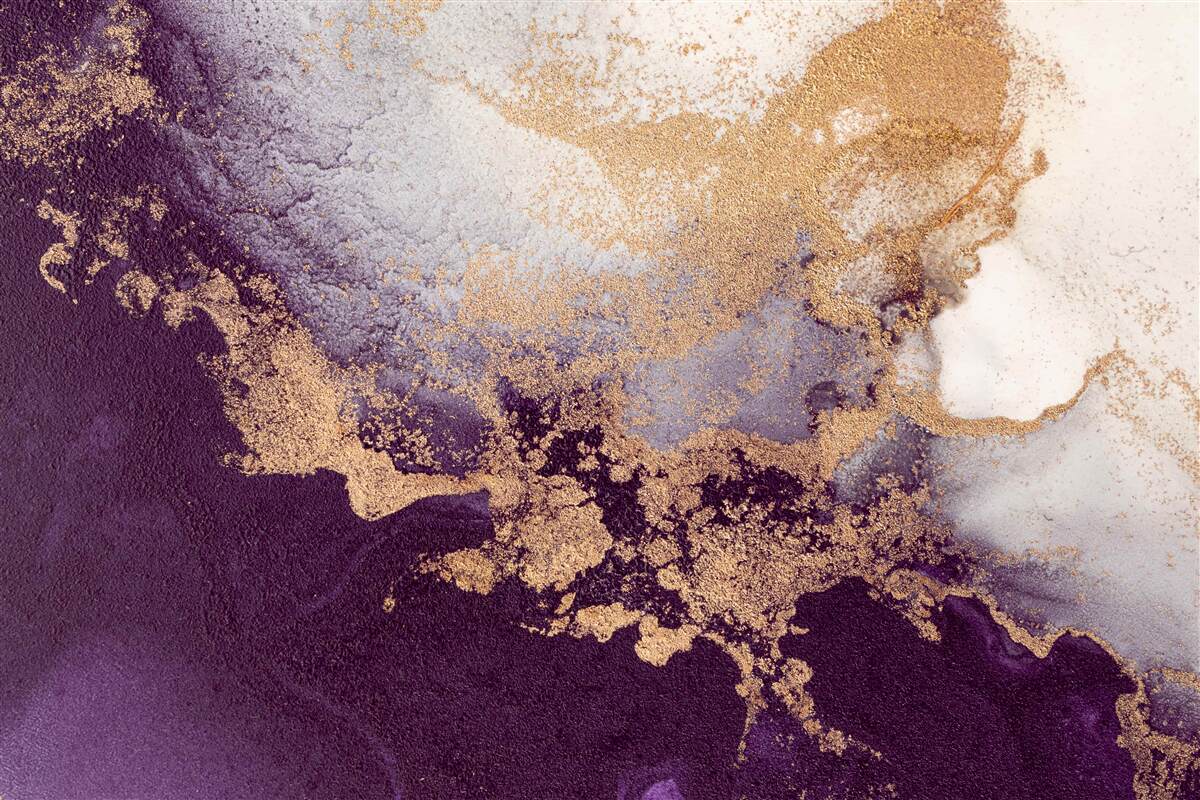 Fototapet aur și violet imagine