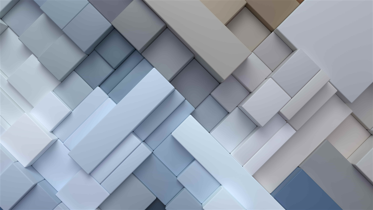 Fototapet pictură abstractă în culori albastre cu formă dreptunghiulară