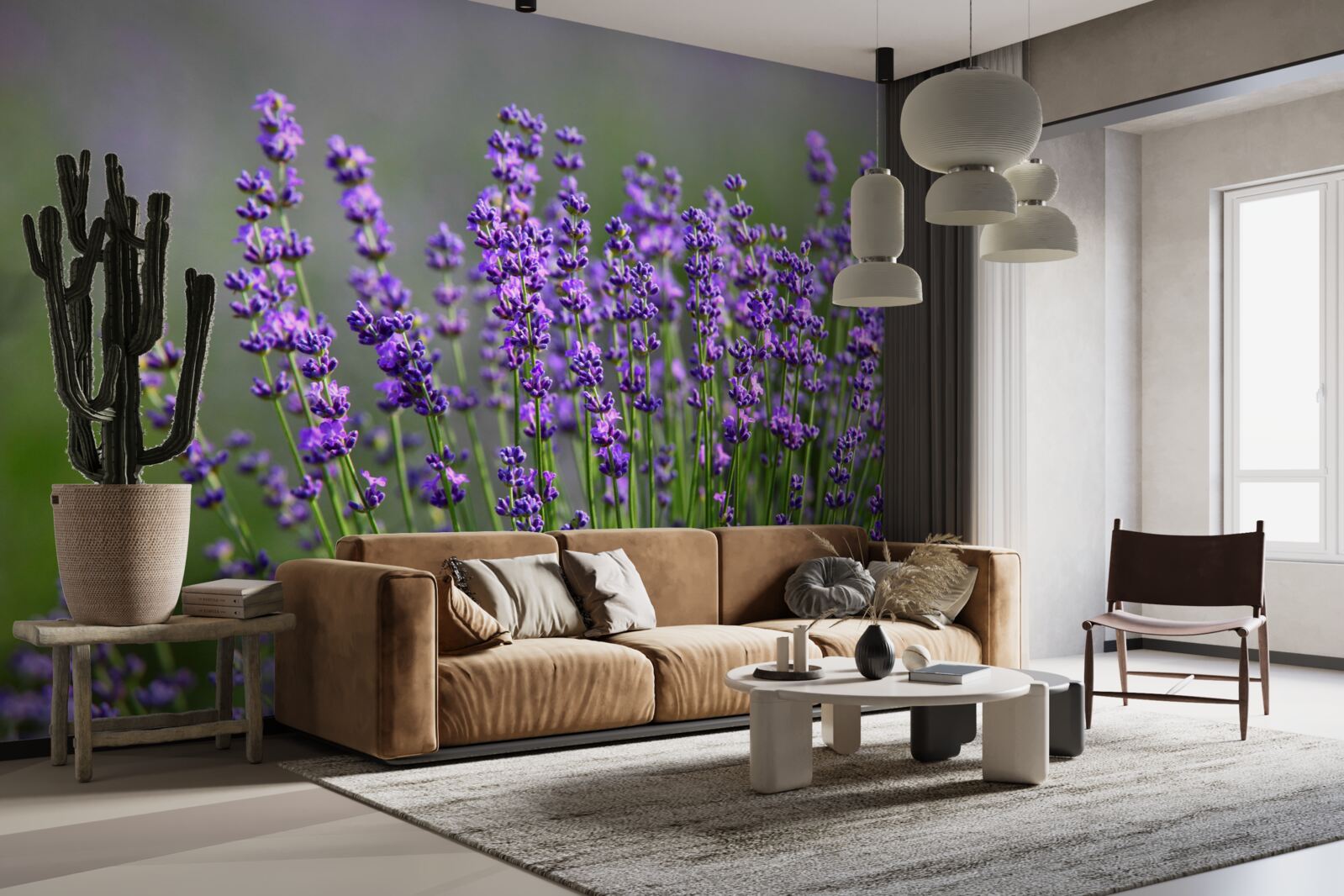 Fototapet culoare lavanda-violet