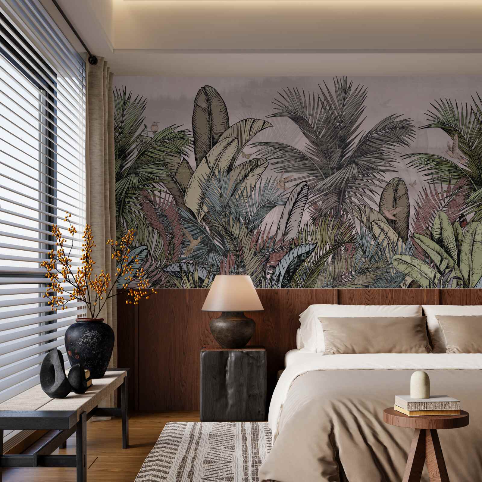 Fototapet plante tropicale cu caracteristici exotice