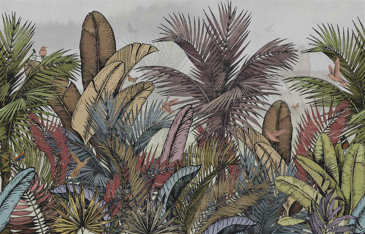 Fototapet floră tropicală exotică