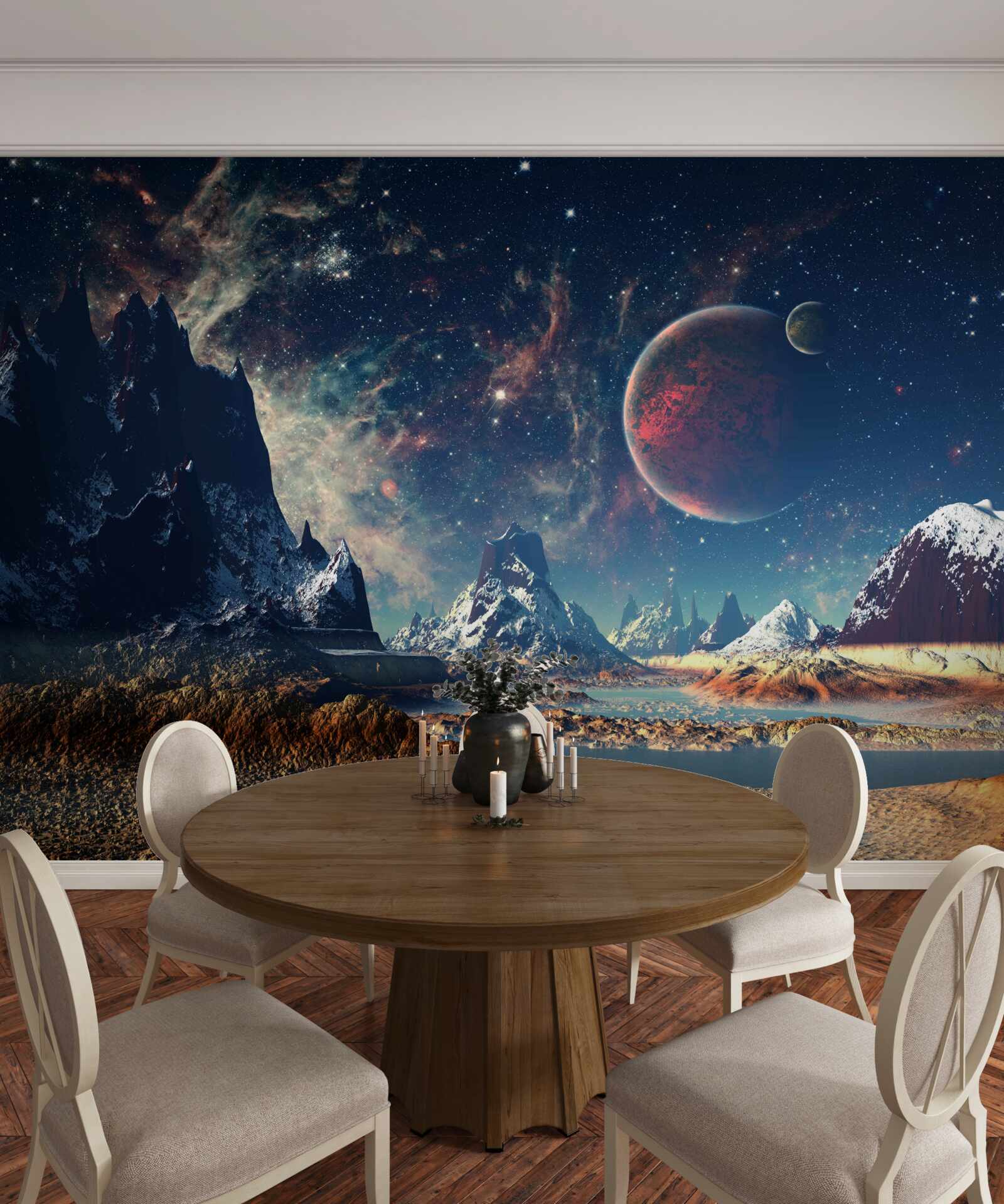 Fototapet planetă neexplorată