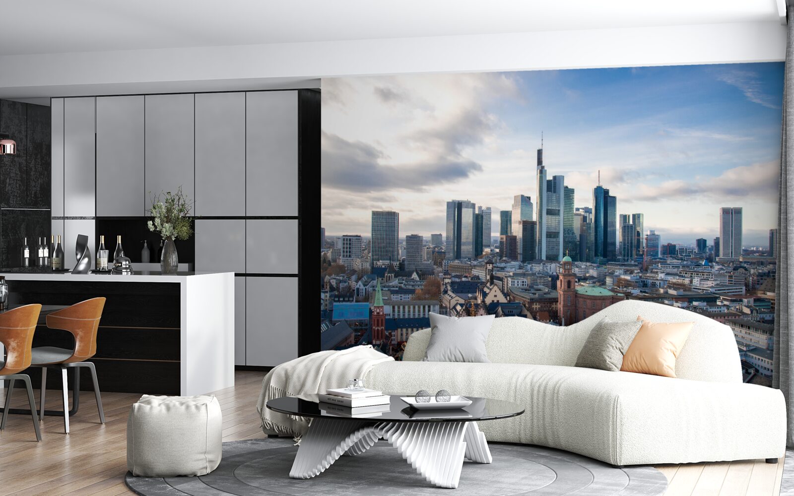 Fototapet panorama frankfurtu