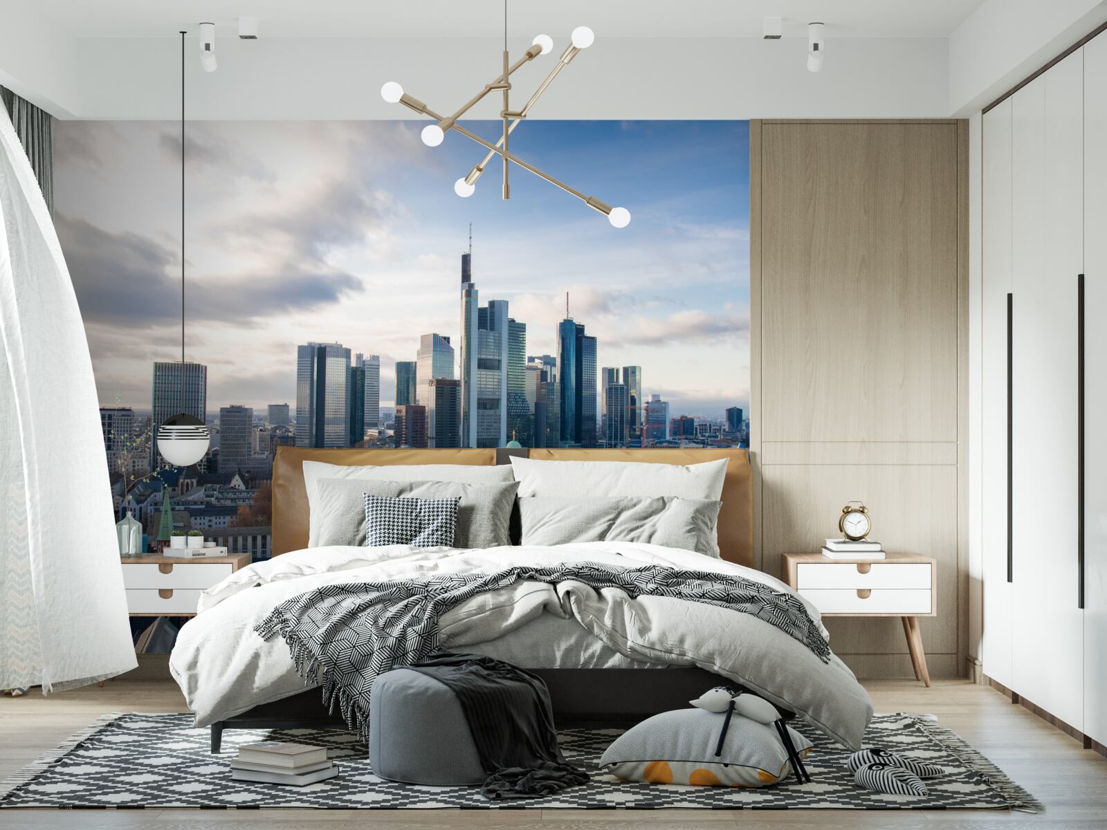 Fototapet panorama frankfurtu
