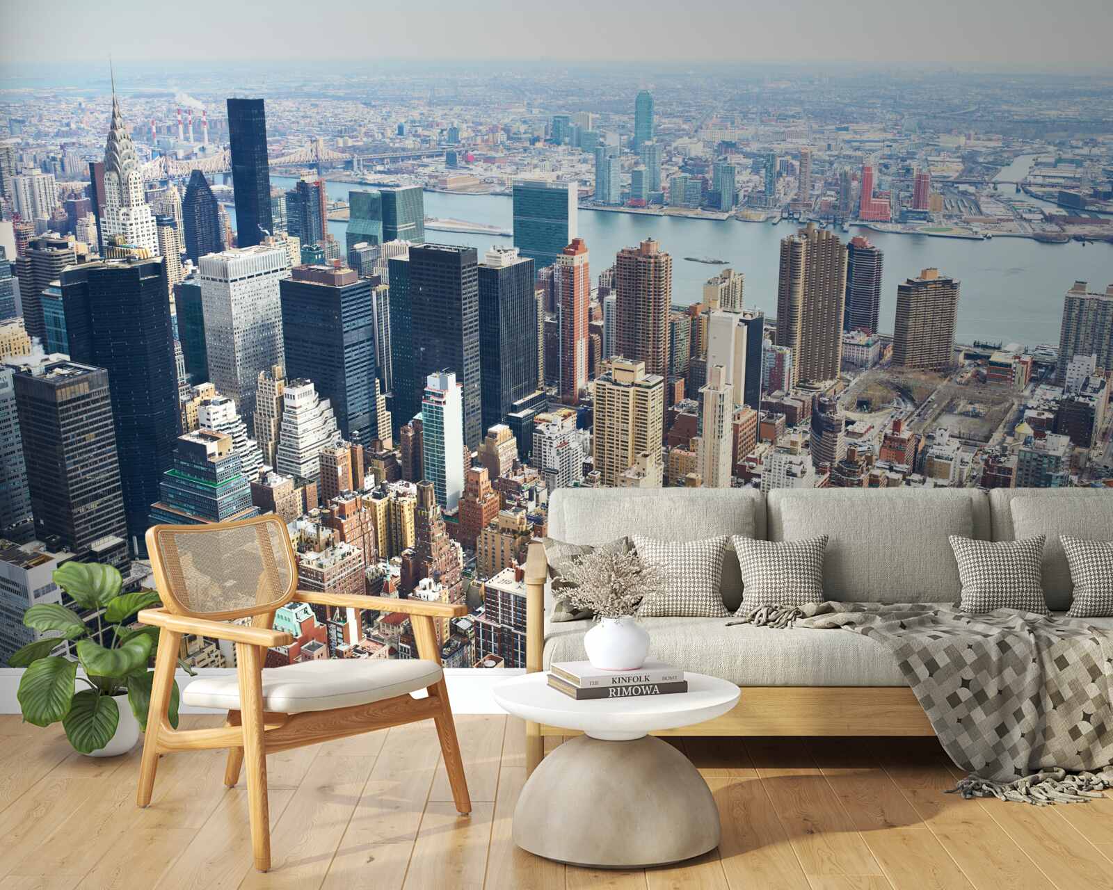Fototapet clădirile din new york și acoperișurile lor