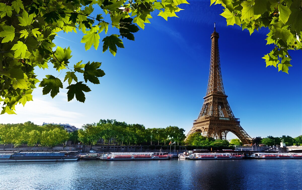 Fototapet peisajul magnific al turnului eiffel