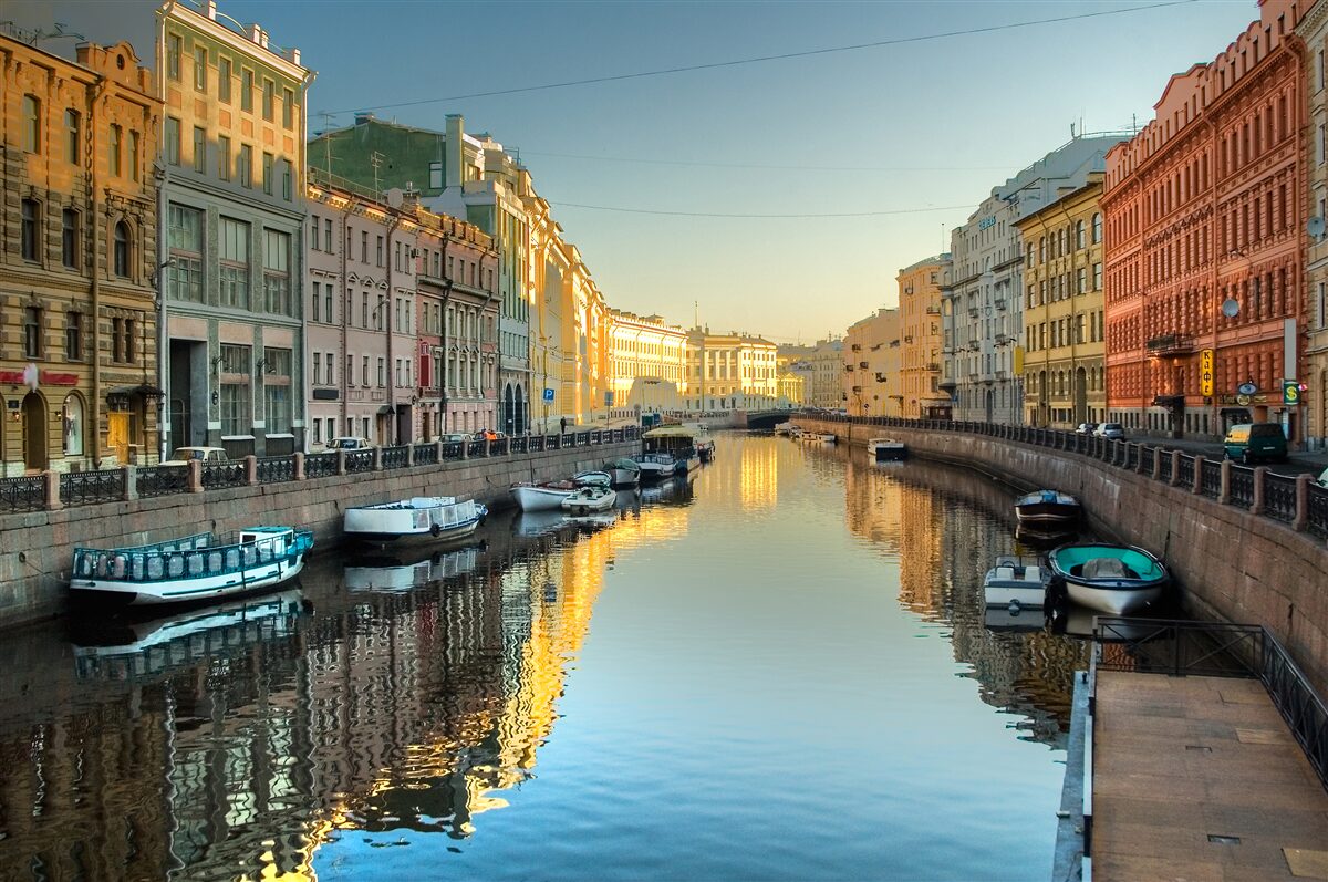 Fototapet canalul sankt petersburg are o mare frumusețe