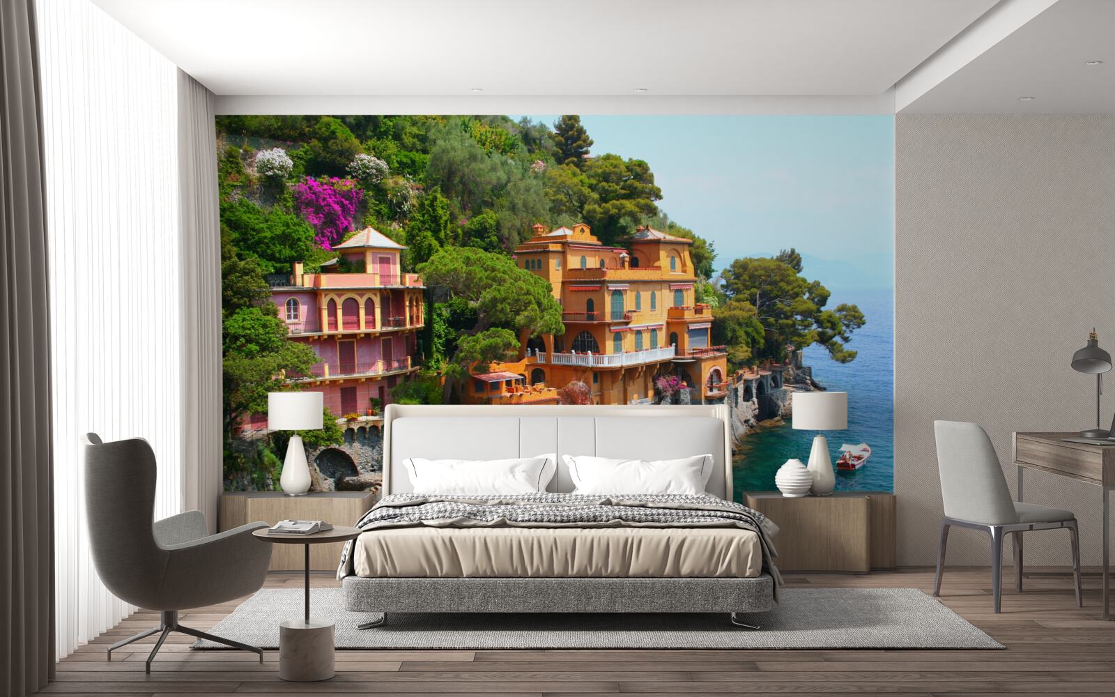 Fototapet apartamente lângă coasta mării