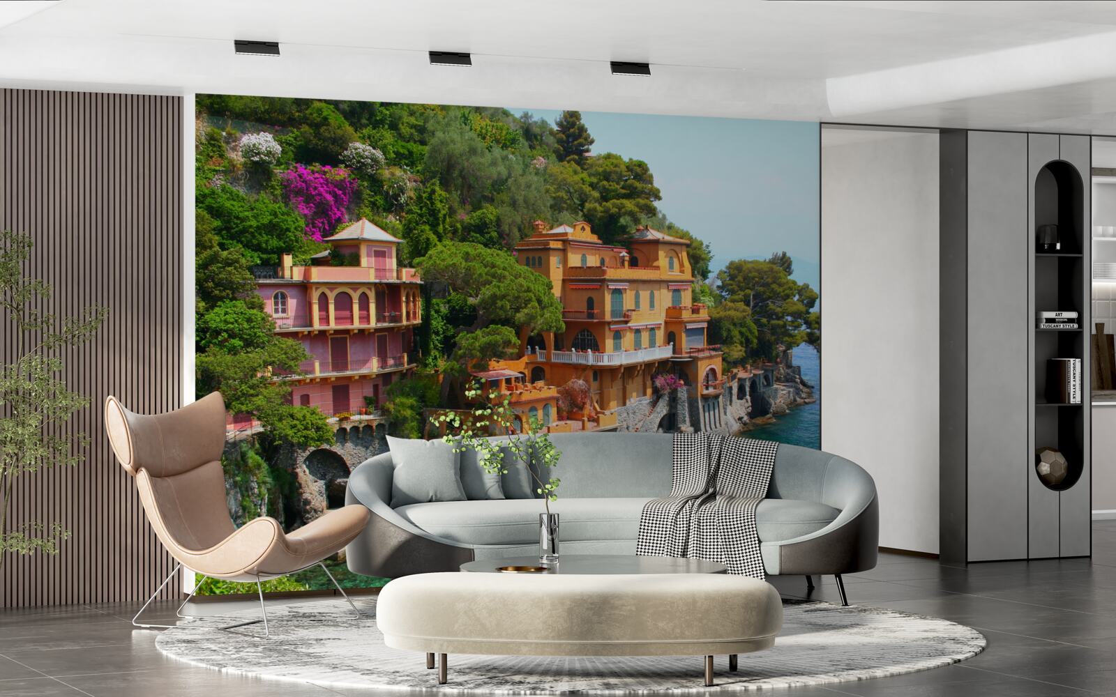 Fototapet apartamente lângă coasta mării
