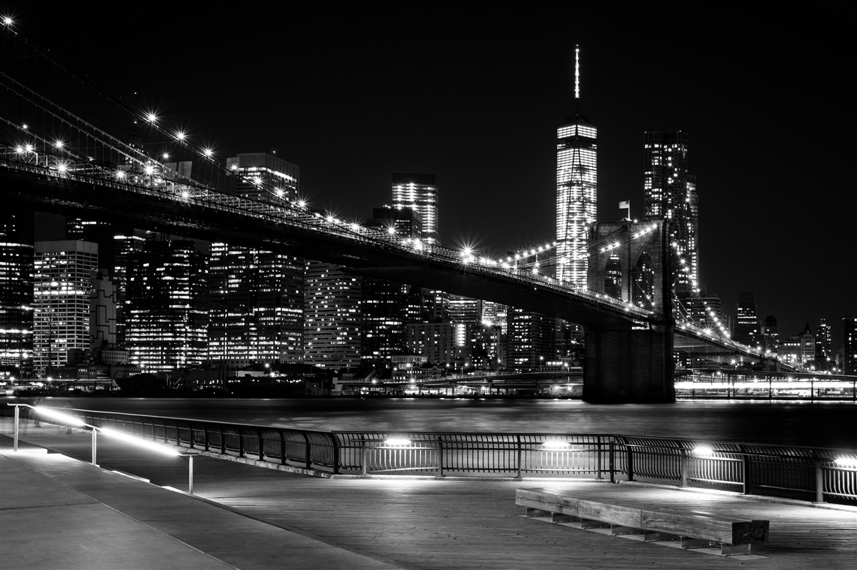Fototapet New York Waterfront fără oameni