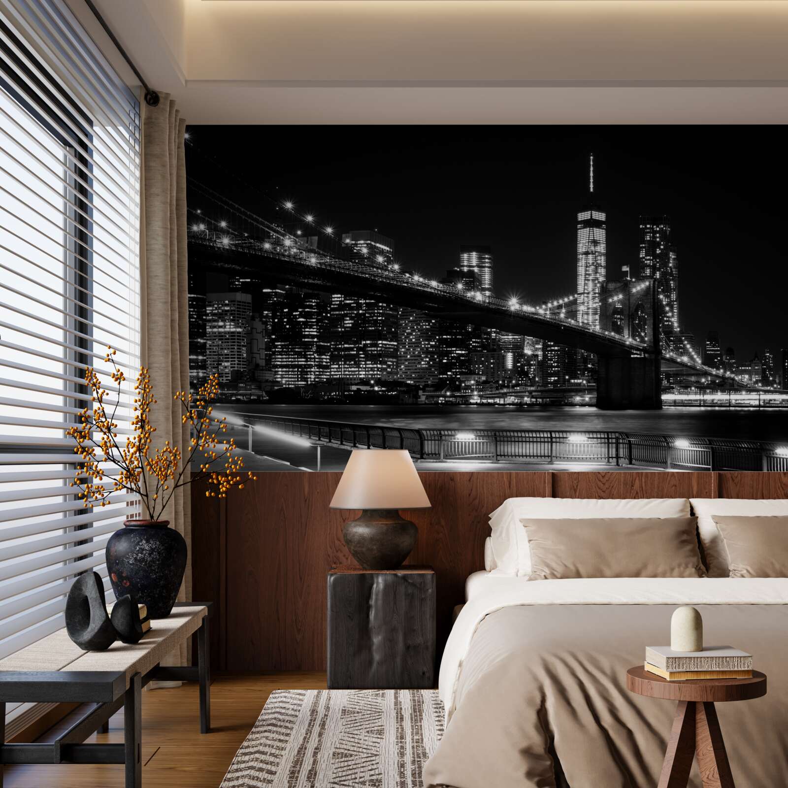 Fototapet New York Waterfront fără oameni