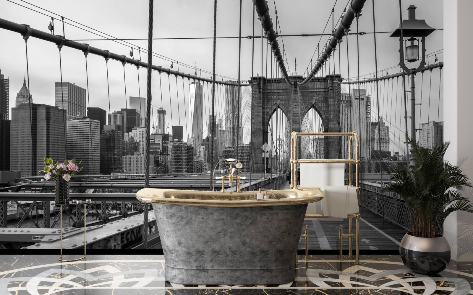 Fototapet most manhattanu