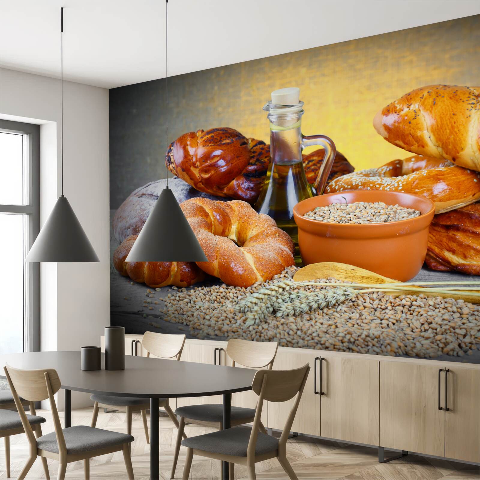 Fototapet produse de patiserie care tentează cu o aromă plăcută
