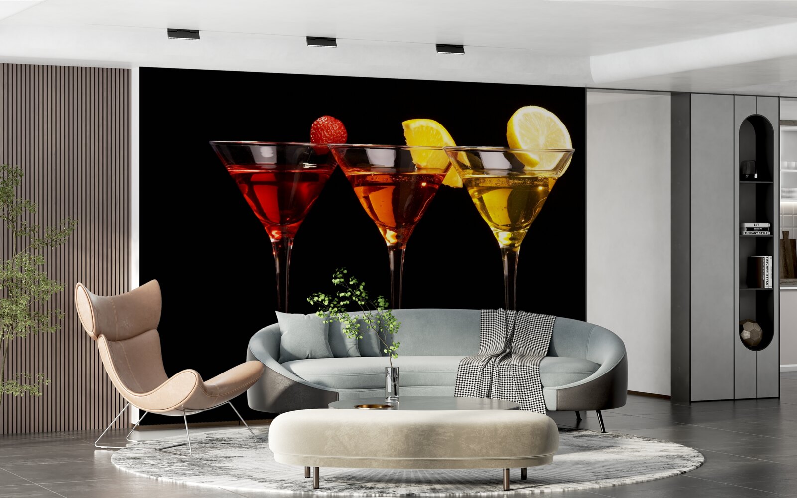 Fototapet estetica cocktailului