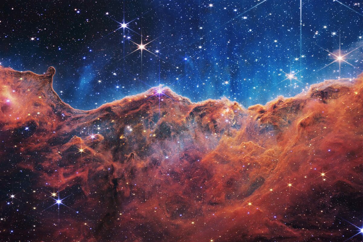 Fototapet nori cosmici înstelați