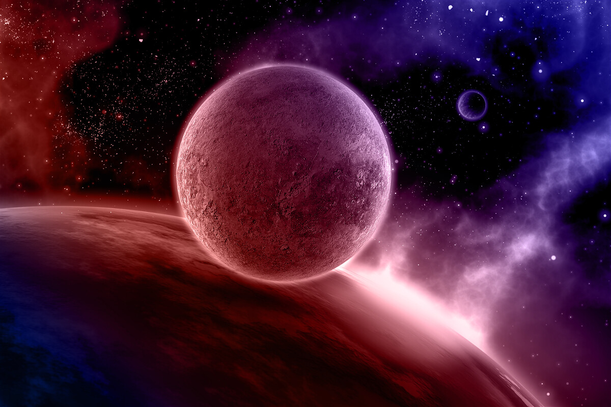 Fototapet planete nedescoperite din spațiul nostru