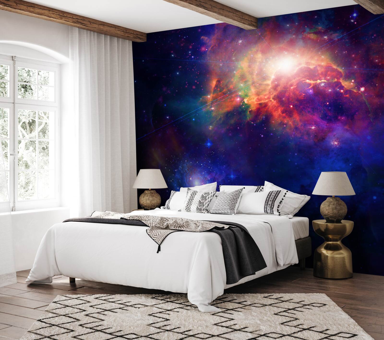 Fototapet adâncimea nebuloasei cosmice