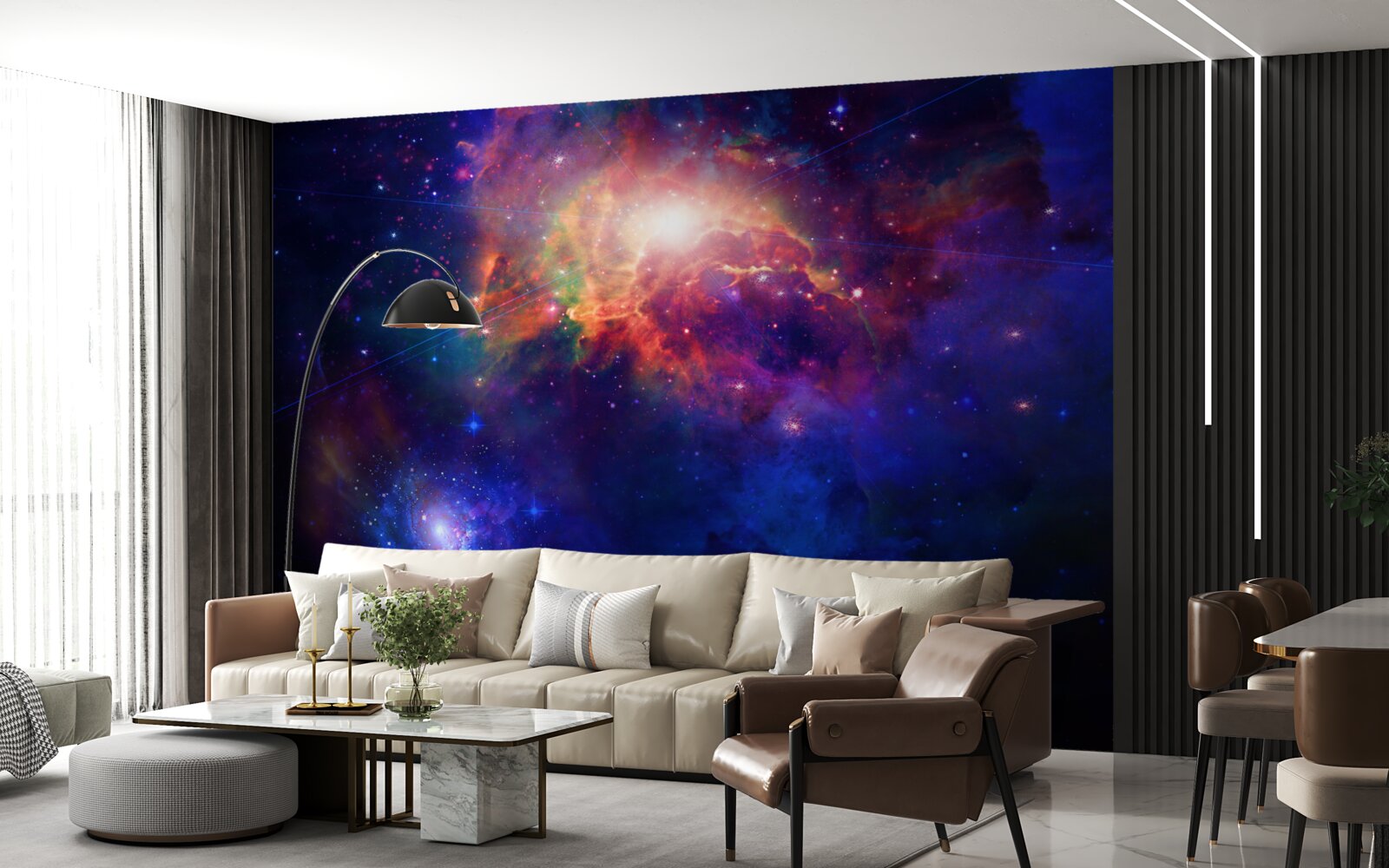Fototapet adâncimea nebuloasei cosmice