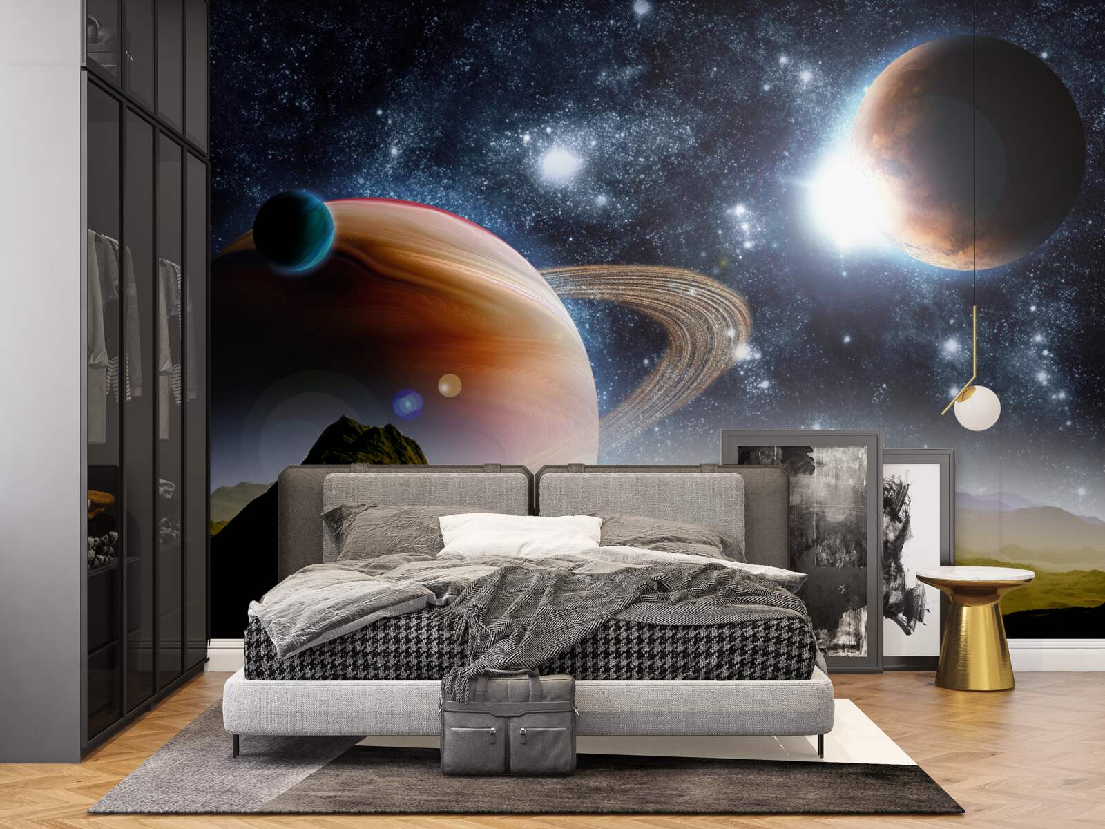 Fototapet spațiu planete