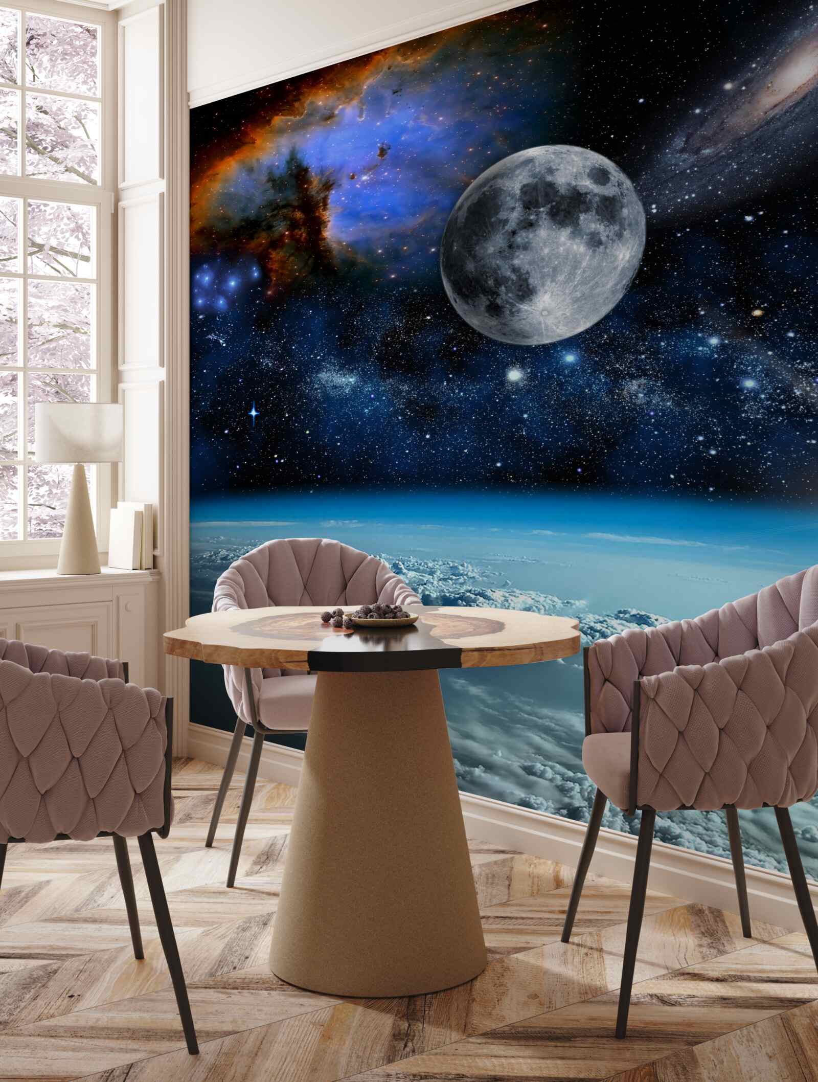 Fototapet o panoramă fascinantă a universului