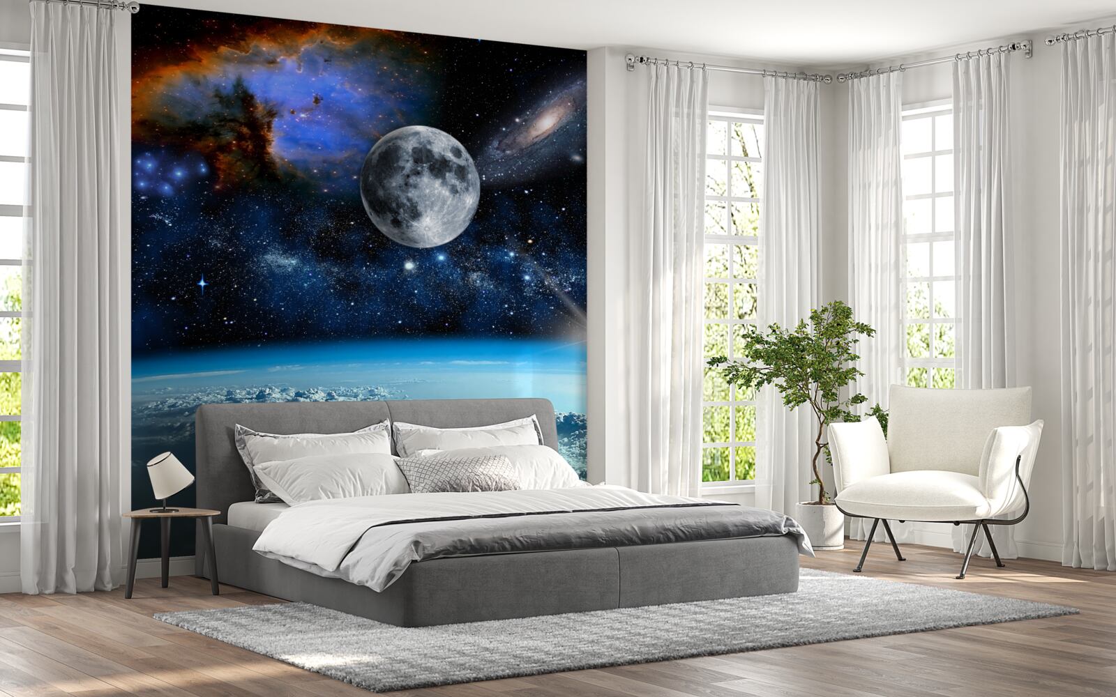 Fototapet o panoramă fascinantă a universului