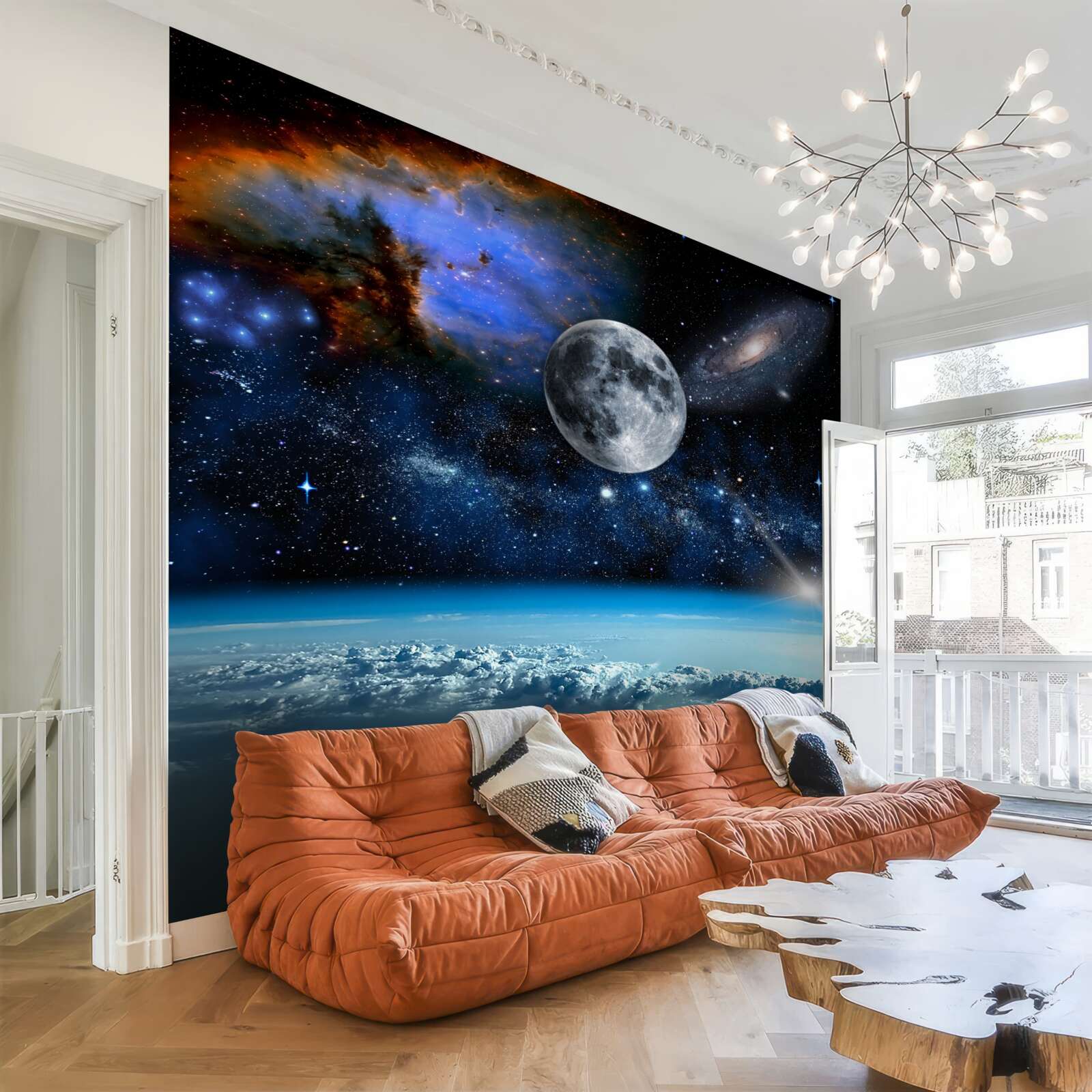 Fototapet o panoramă fascinantă a universului