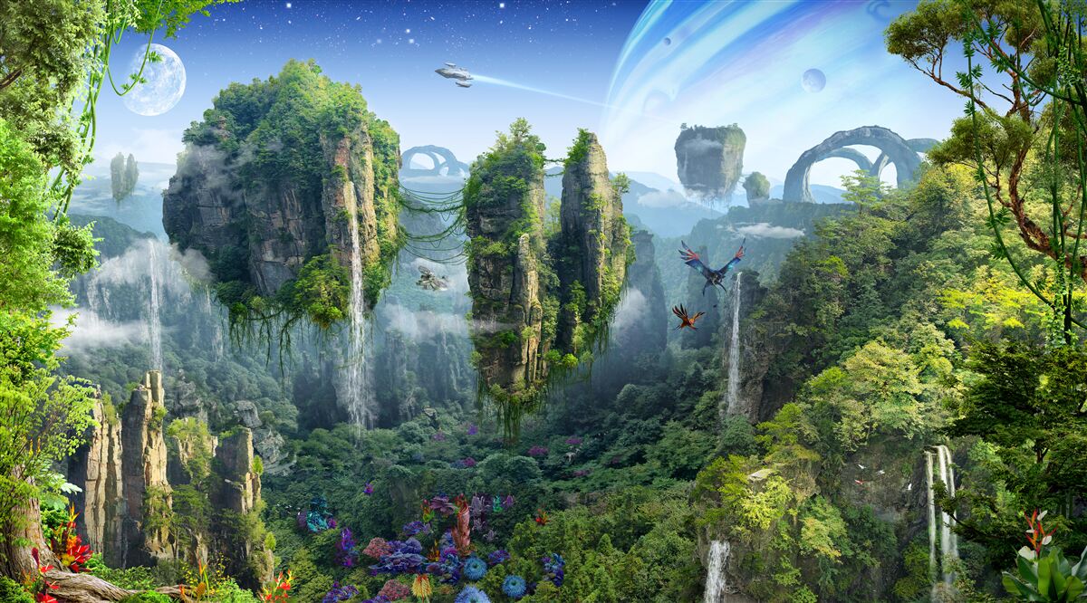 Fototapet planeta magică pandora