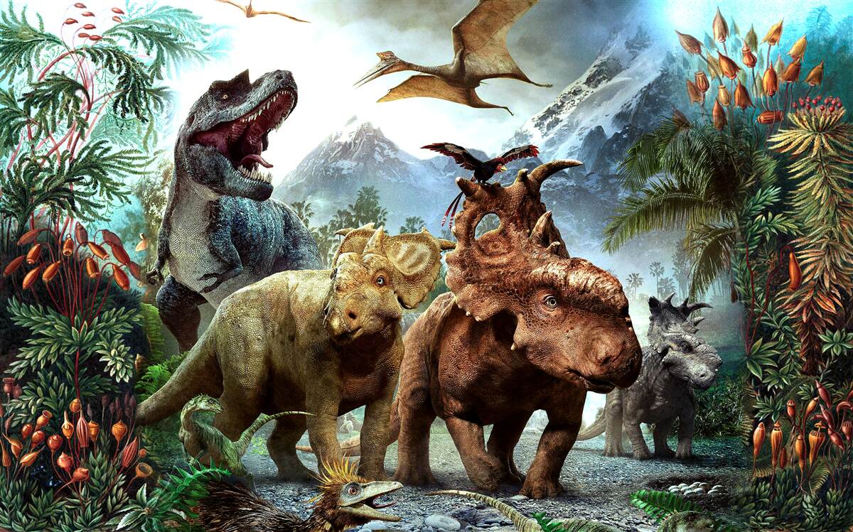 Fototapet Dinozauri jurasici