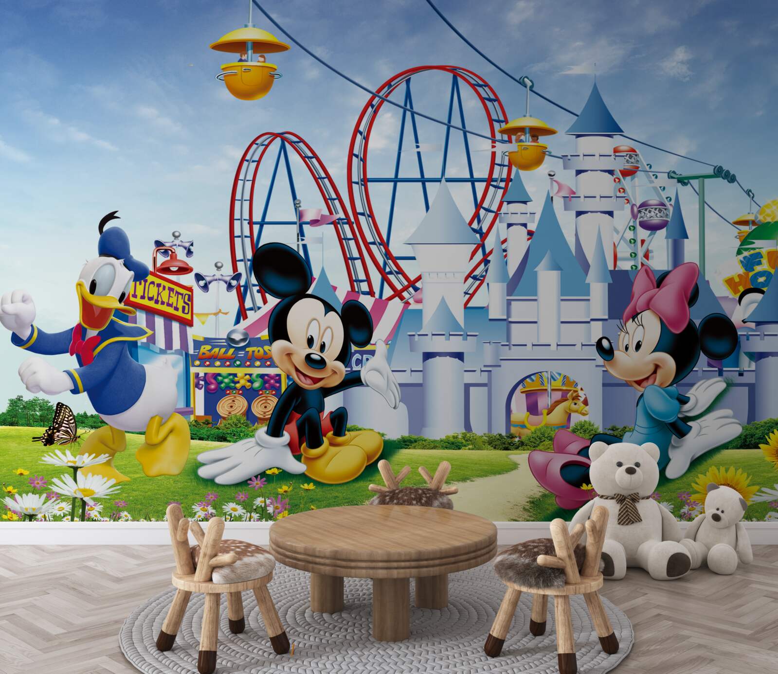 Fototapet personajele principale ale disney