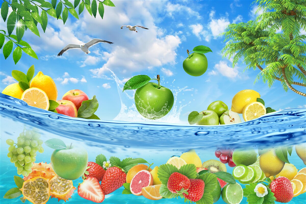 Fototapet prospețimea fructelor de mare