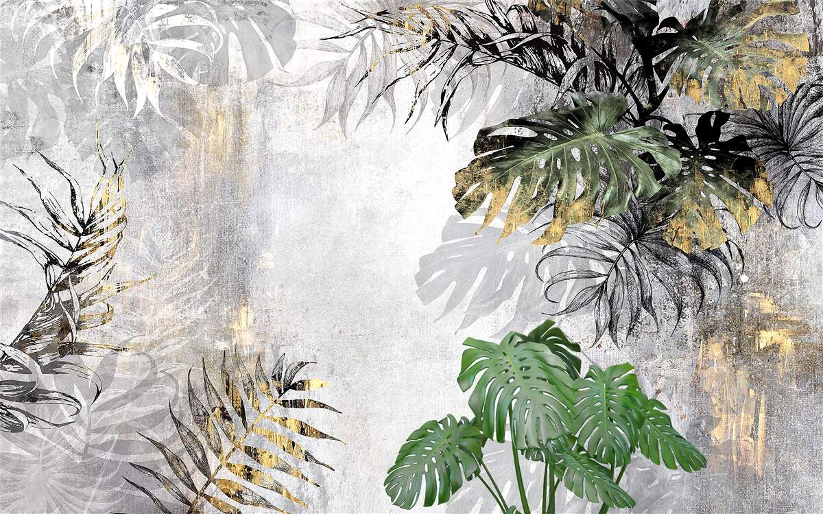 Fototapet ploaie în pădurea tropicală