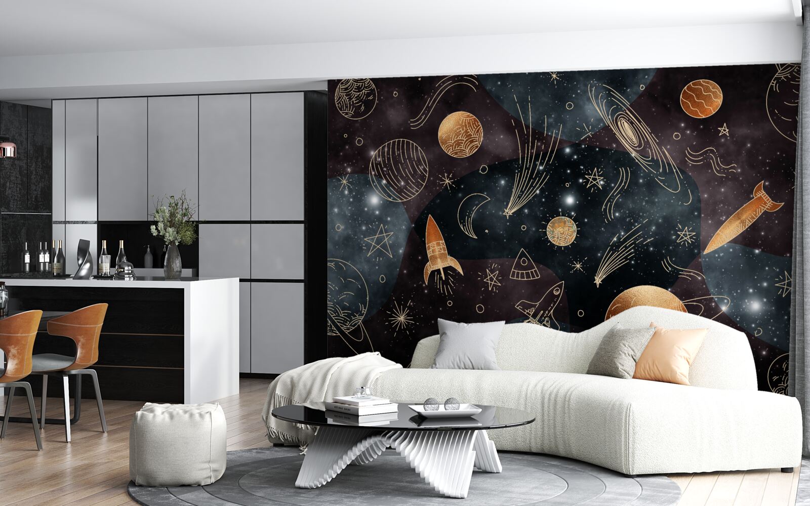 Fototapet explorarea spațiului și astronomie