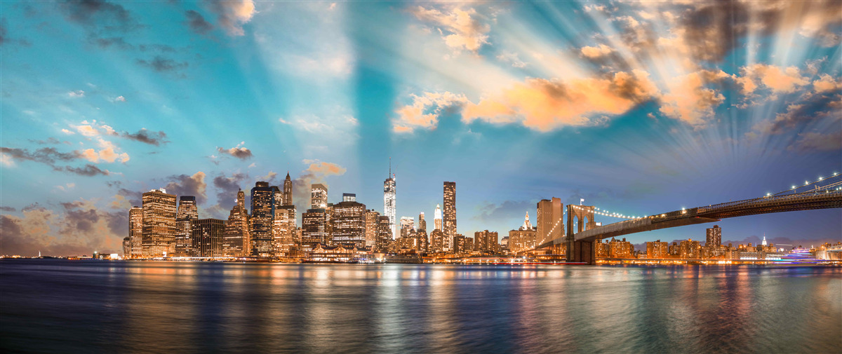 Fototapet podul brooklyn și manhattan în new york