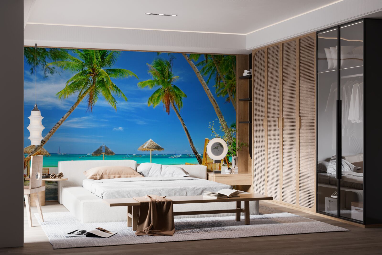 Fototapet relaxare pe o coastă tropicală