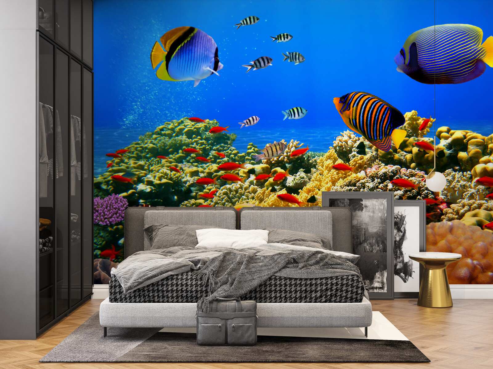 Fototapet adâncurile neterminate ale oceanului și ale locuitorilor săi