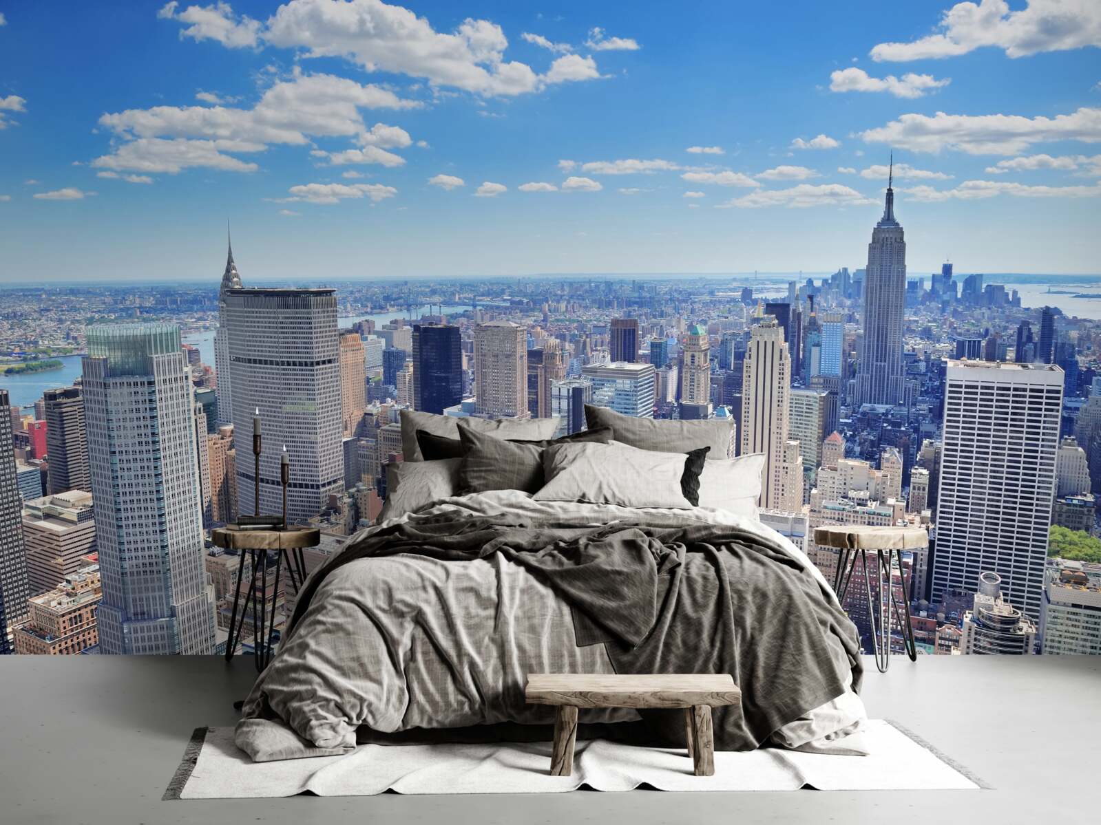 Fototapet vedere a orașului New York din cer