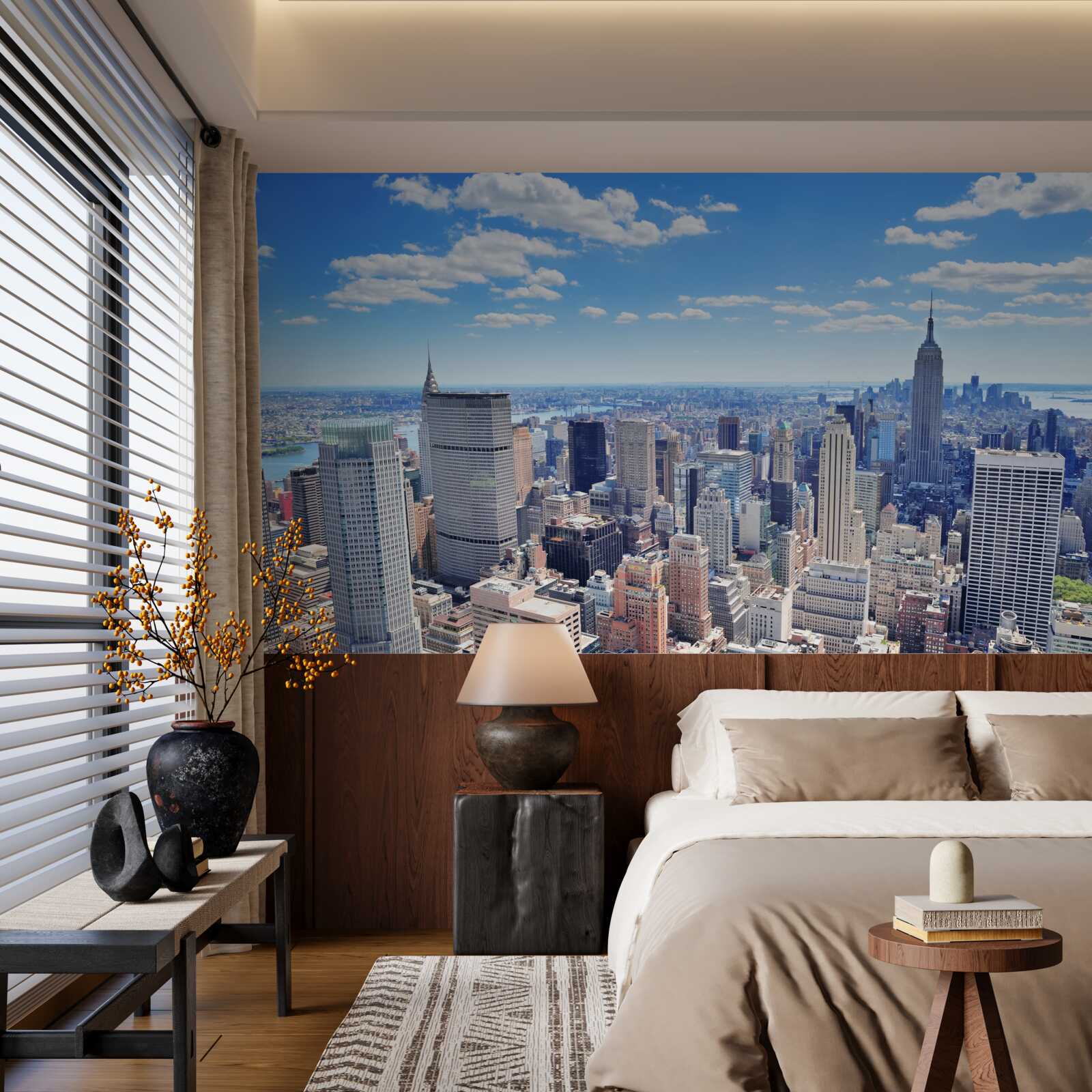 Fototapet vedere a orașului New York din cer