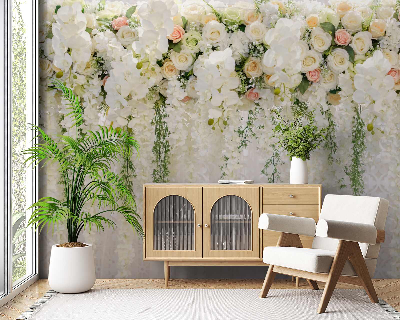Fototapet compoziție de flori delicate de orhidee