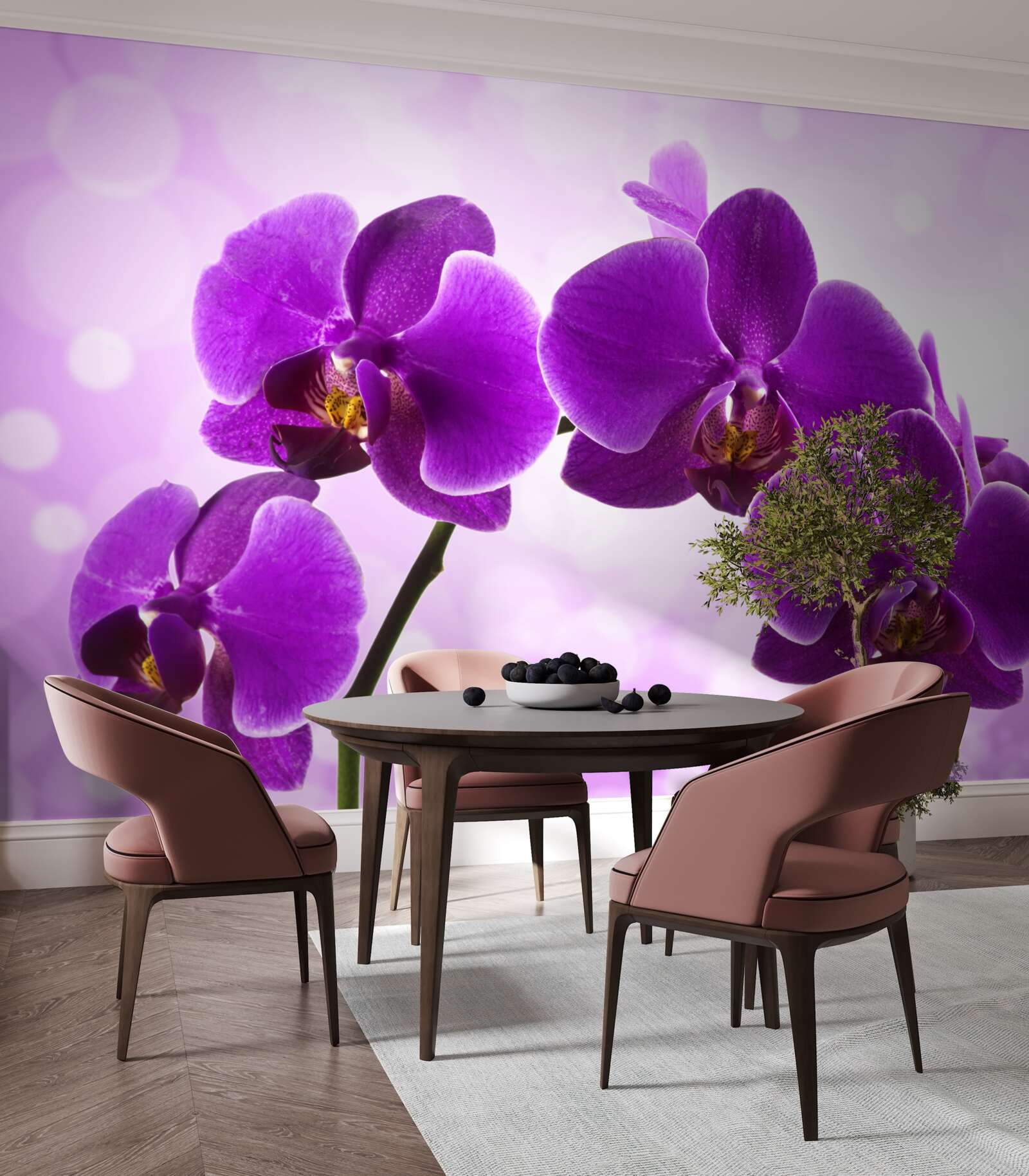 Fototapet orhidee violet intens