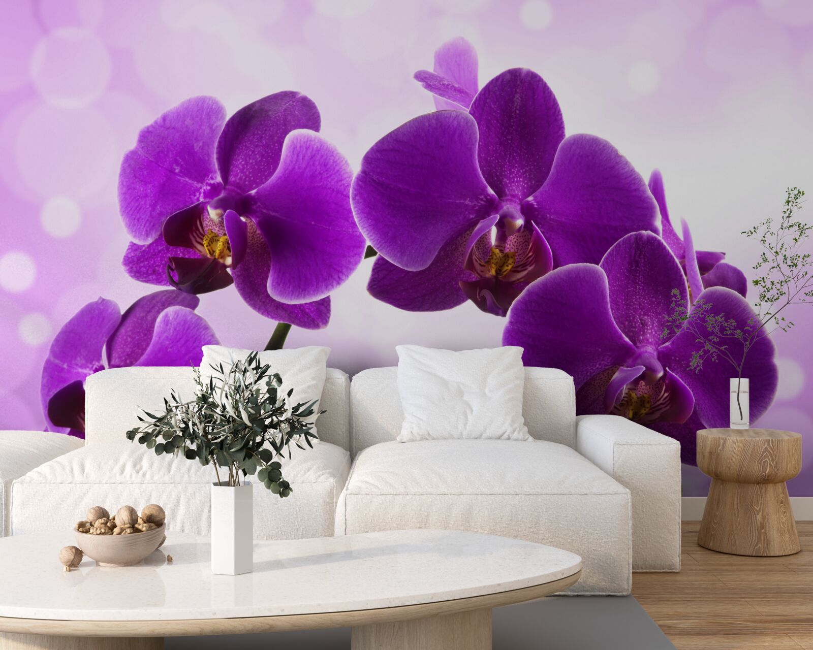 Fototapet orhidee violet intens