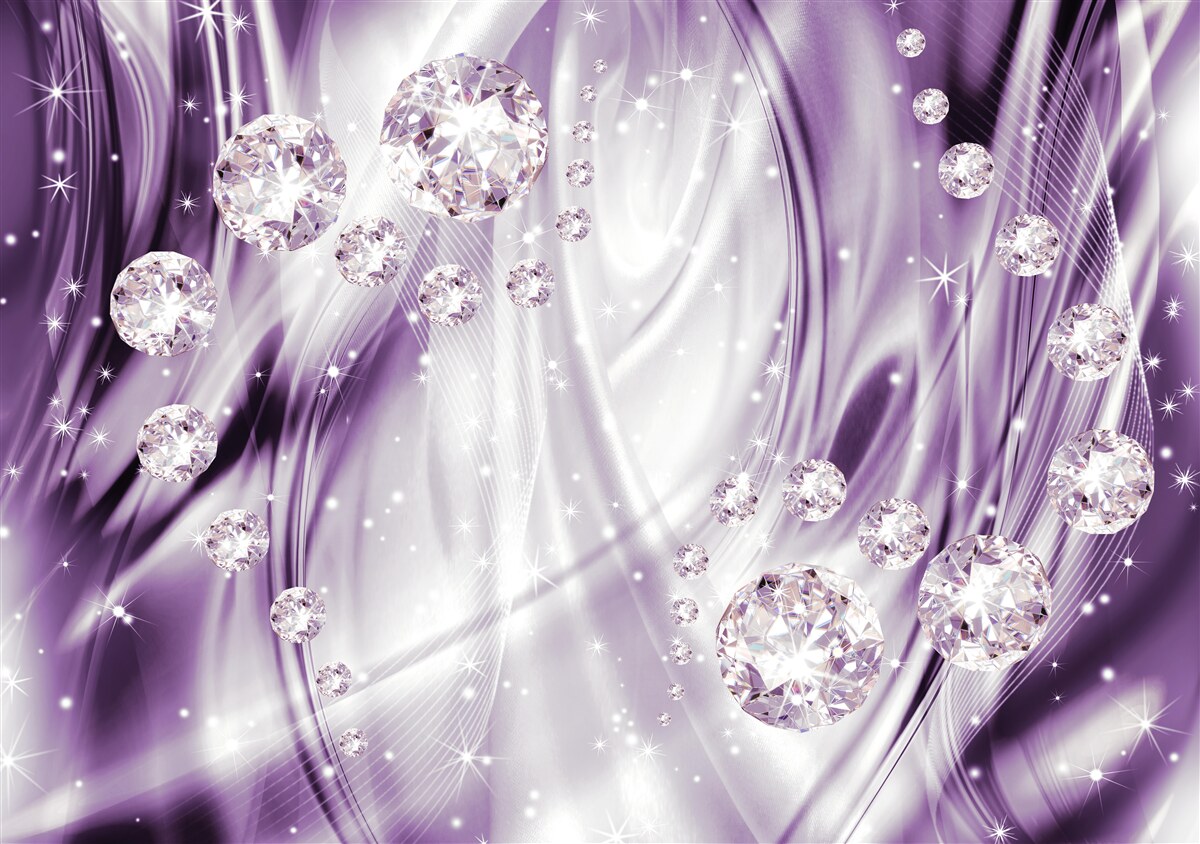 Fototapet pietre pe un fundal de egalitate lavanda