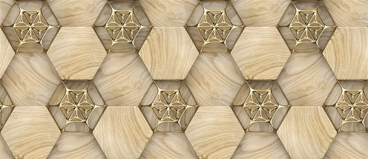 Fototapet podea în stil abstract