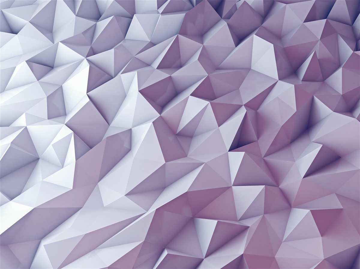 Fototapet abstracții de gradient în formă de triunghiuri
