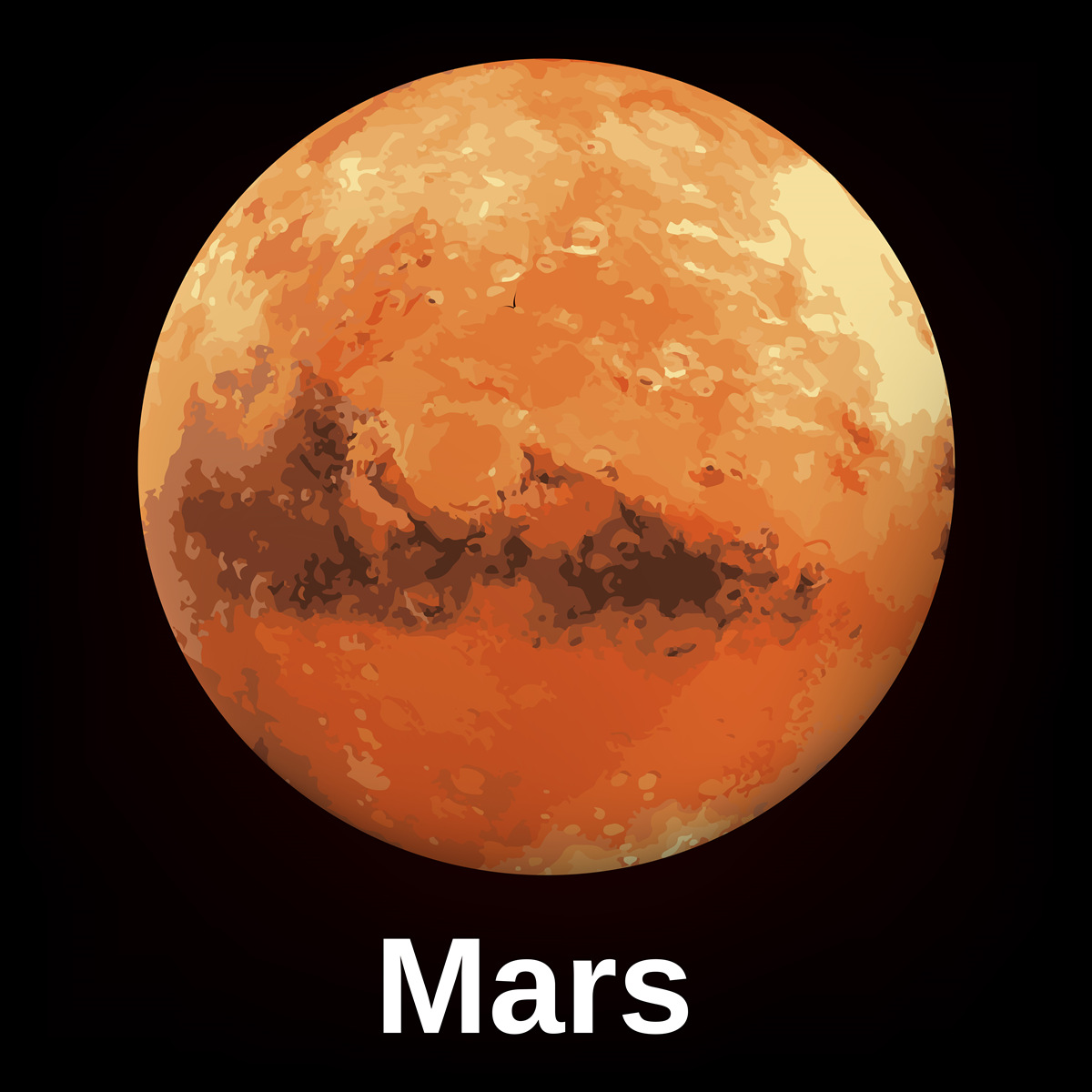 Fototapet o privire mai atentă asupra planetei mars