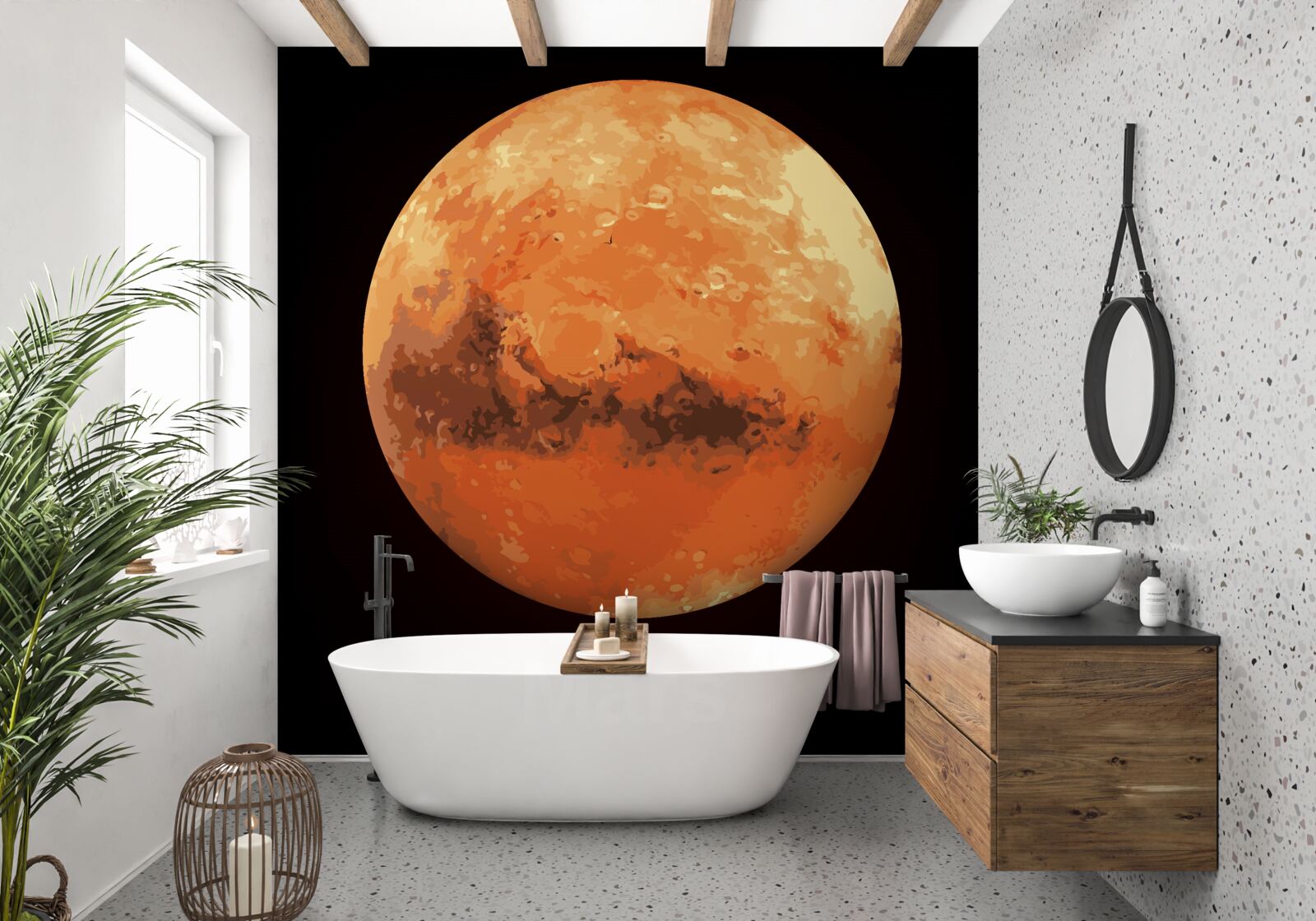 Fototapet o privire mai atentă asupra planetei mars