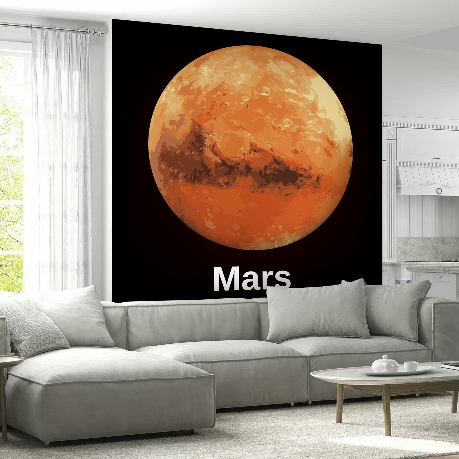 Fototapet o privire mai atentă asupra planetei mars