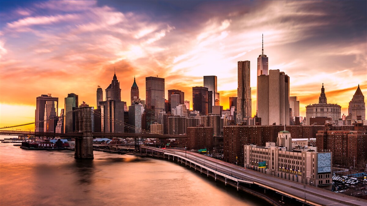 Fototapet comandați de la amber over brooklyn