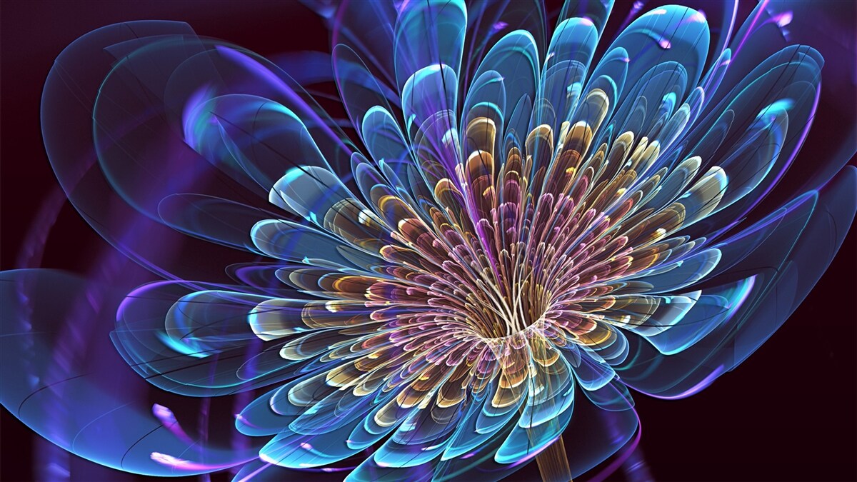 Fototapet gerbera într-un ton abstract